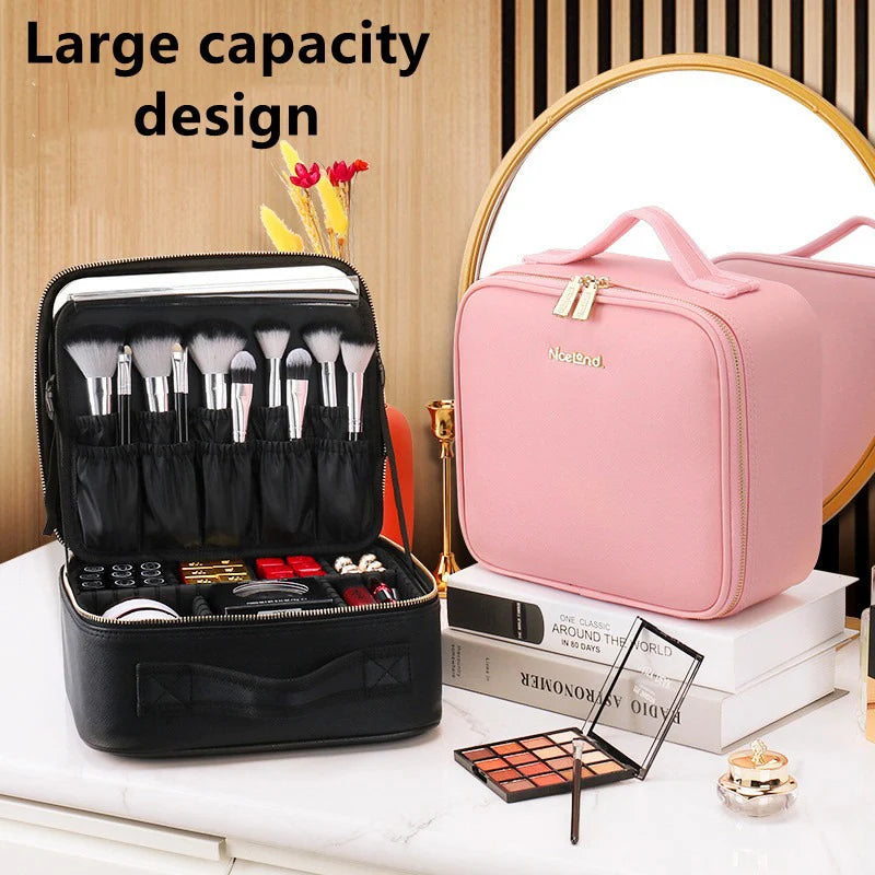Makeup Case with LED Mirror