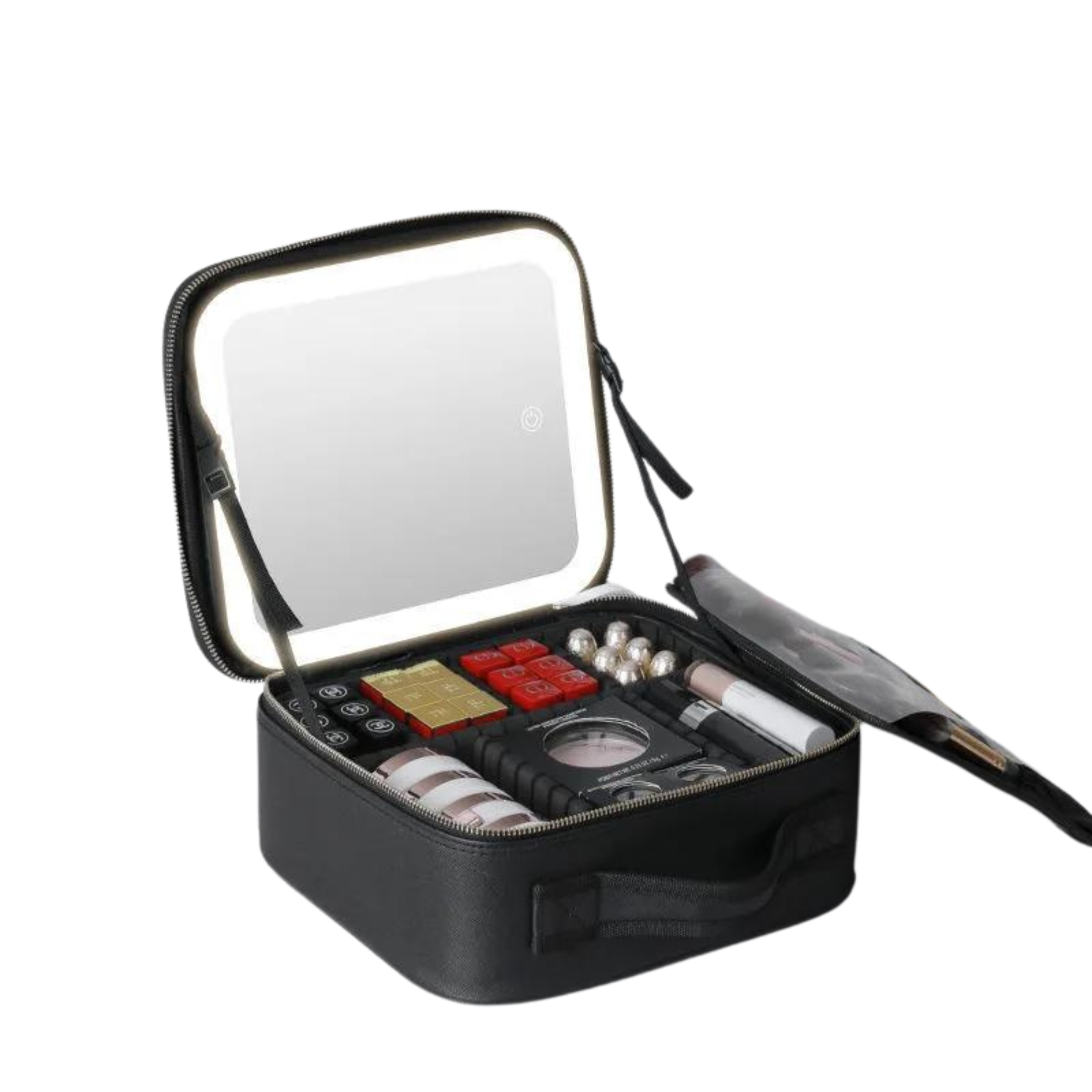 Makeup Case with LED Mirror